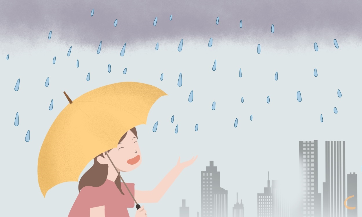 下雨高级有质感的句子110句