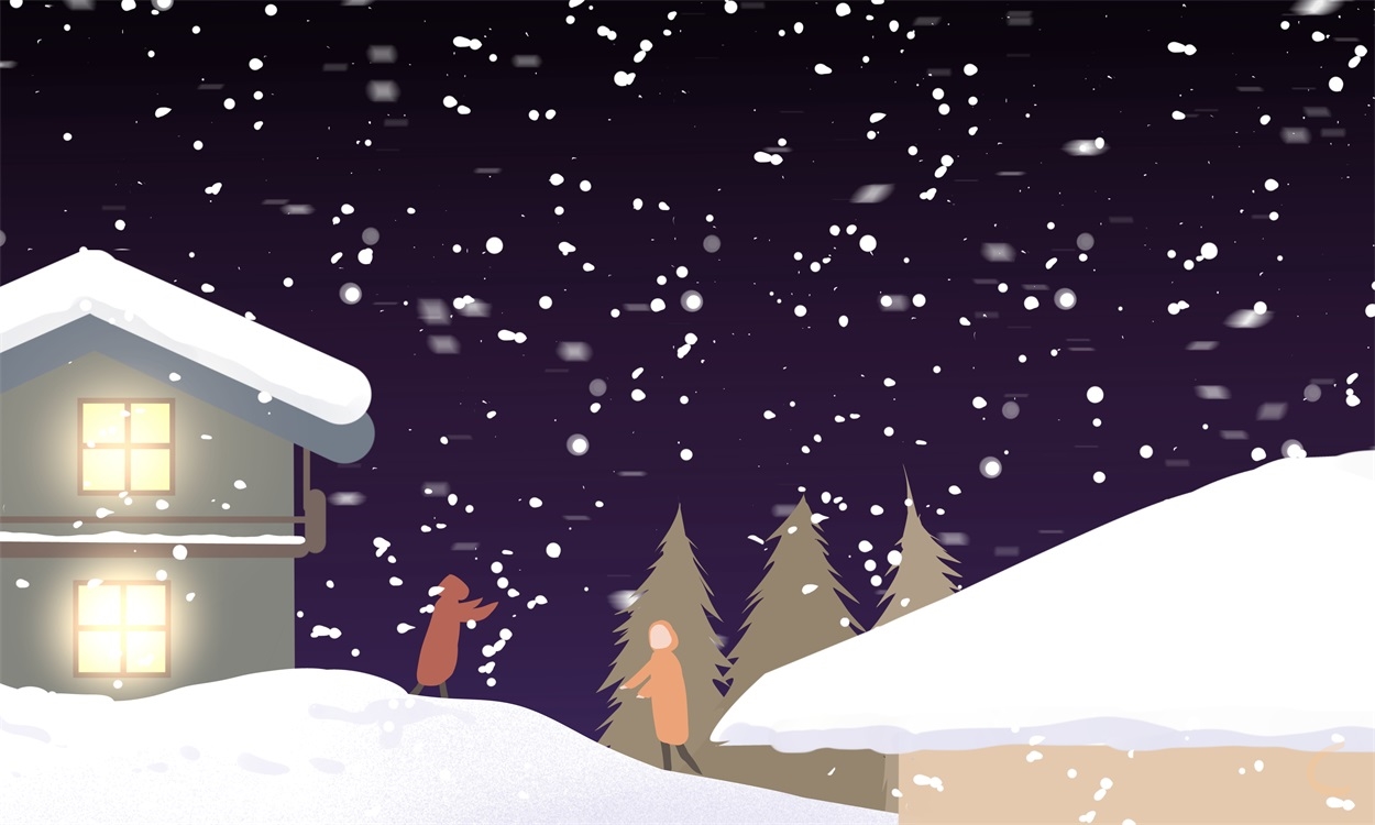 关于发朋友圈下雪高端句大全