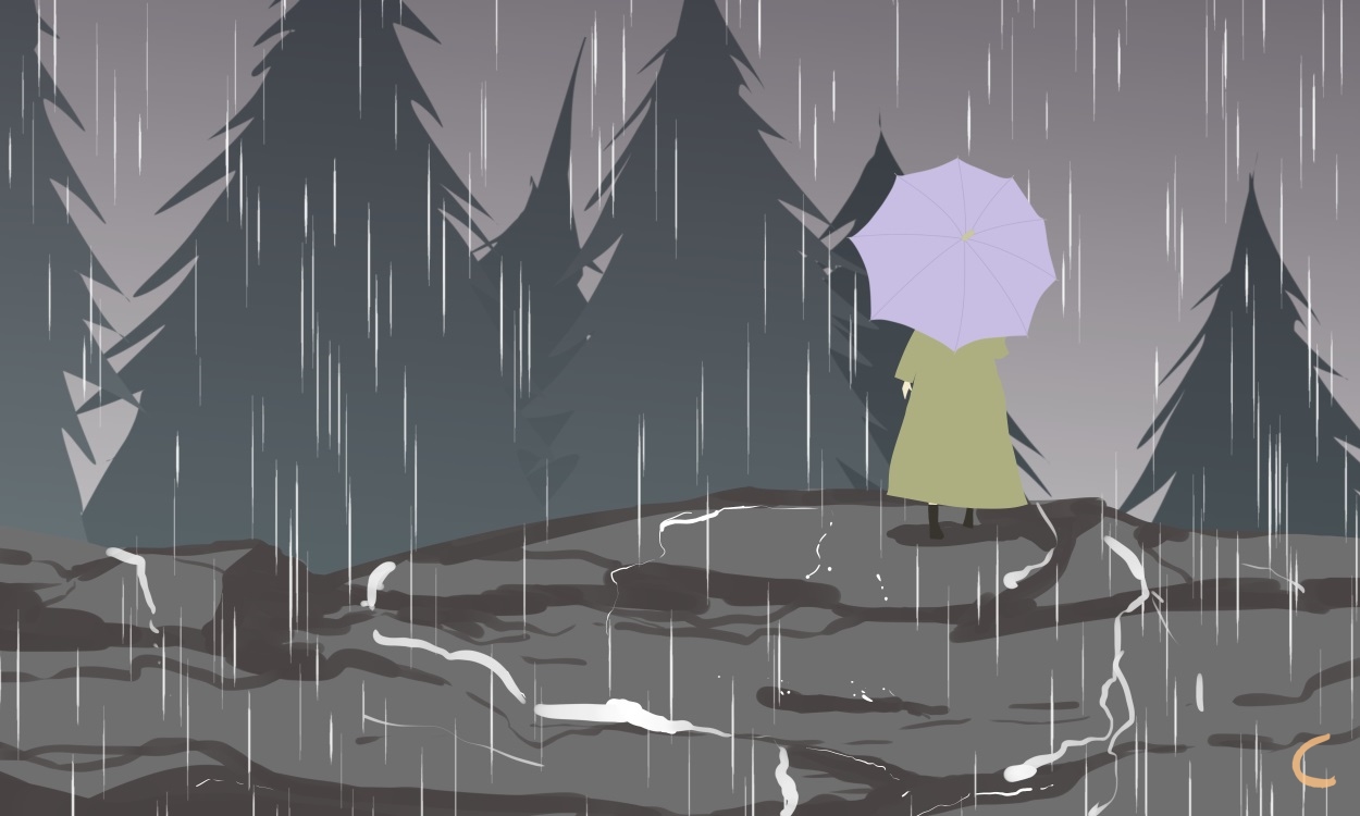 朋友圈下雨的心情文案